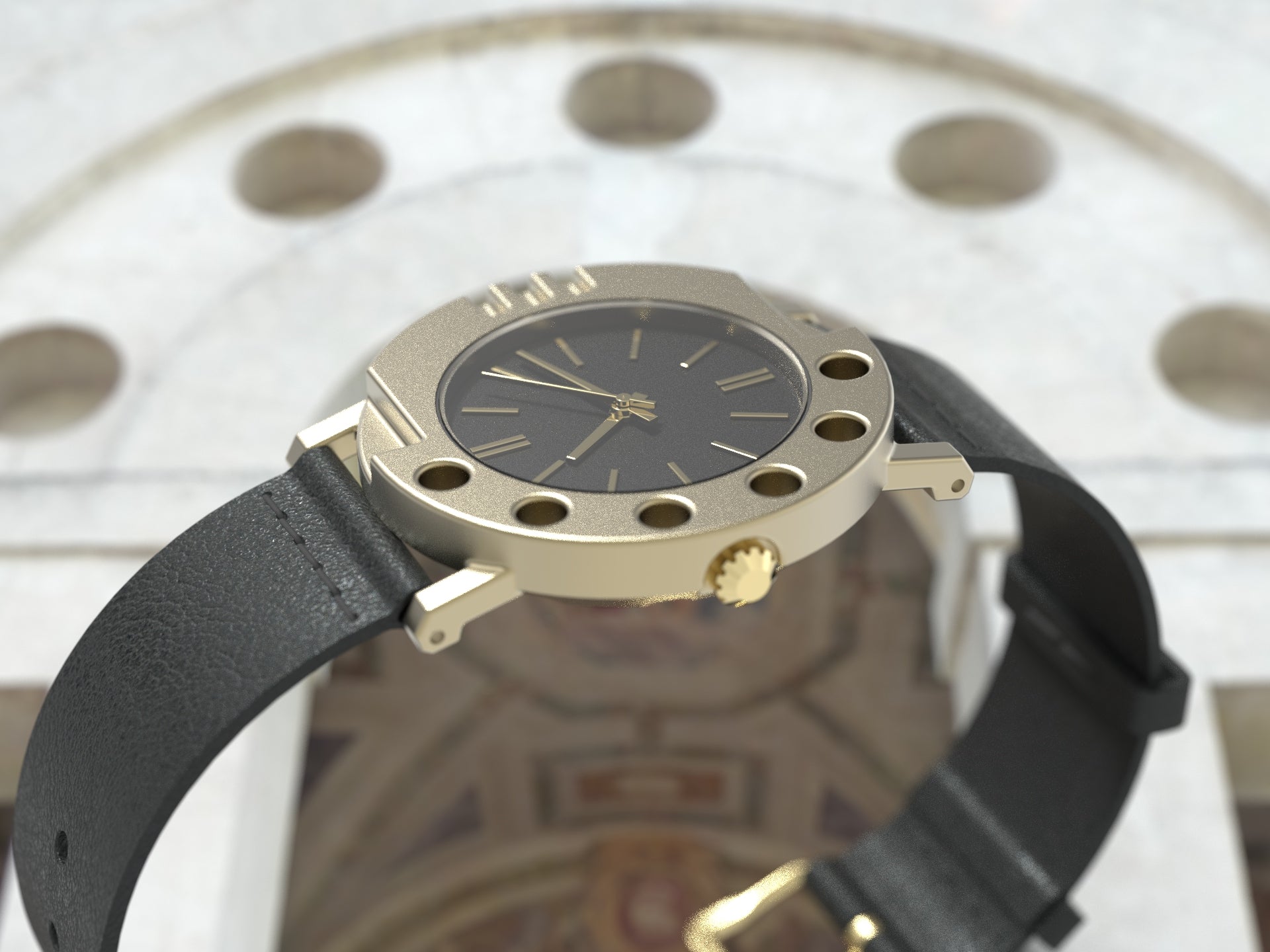 Palladio Watch Symmetrical Dial